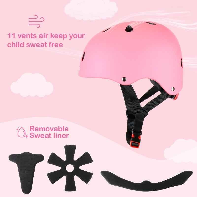 KAMUGO Toddler Bike Helmet, Kids Helmet for Girls Boys Ages 2-8 Years,Toddler Adjustable Helmet Suitable for Bicycle Skating Scooter Multi-Sports - Image 4